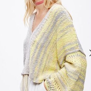 Free People V Neck Sweater Women's M